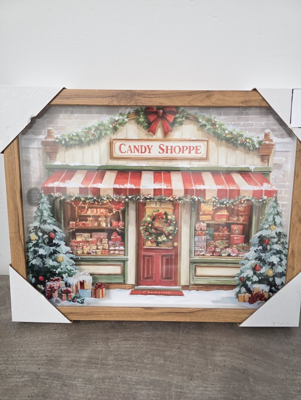 Viral Hobby Lobby Christmas Winter Candy Shop Framed Wall Decor